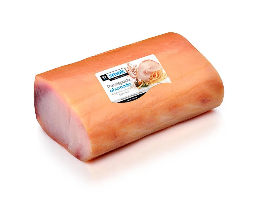Pez espada ahumado en pieza