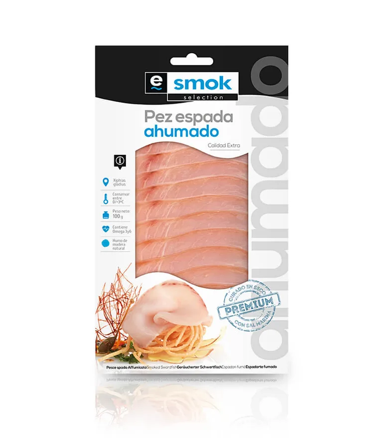Pez espada ahumado 100 g