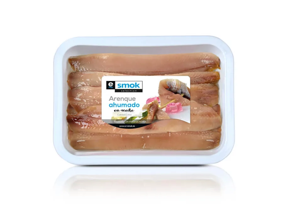 Arenque ahumado en aceite 400 g