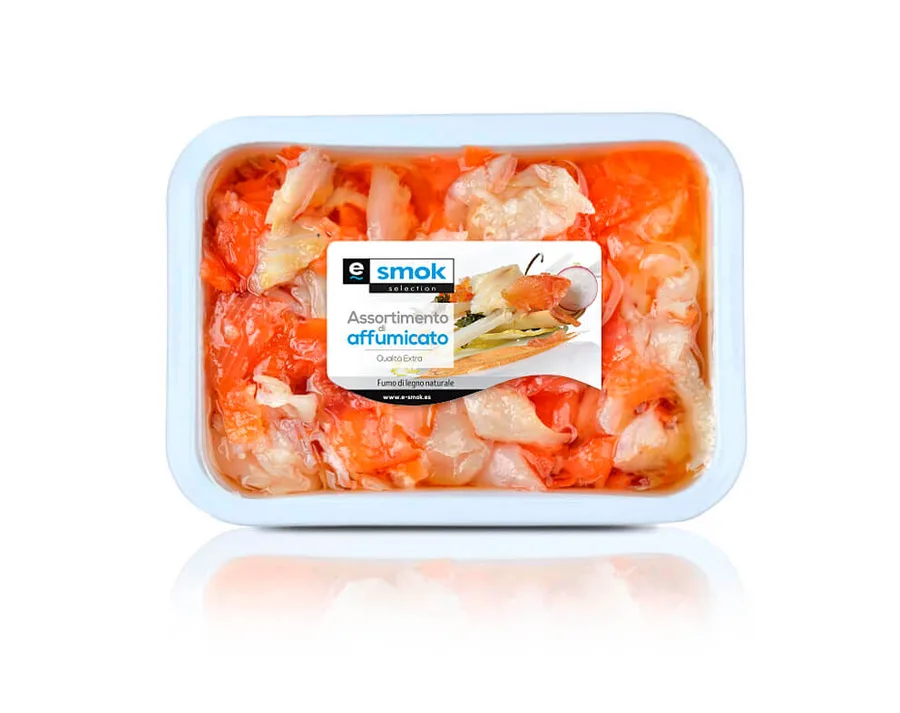 Assortimento di affumicati sott'olio 400 g